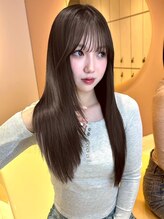 【大宮で叶う韓国風カット+前髪縮毛矯正+1stepトリートメント￥10300】気になる前髪のうねりを解決！