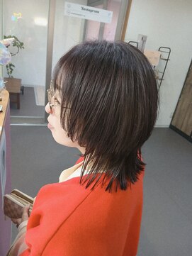 リュウ(Ryu) イルミナラベンダー、顔回りレイヤーカット