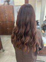 ヘアメイク デザート(HAIR MAKE DESART)&nbsp;高盛　優芽香【ビターオレンジカラー×ゆるふわカール】