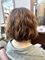 ヘアメイク デザート(HAIR MAKE DESART)&nbsp;高盛　優芽香【ボブパーマ×カーリースタイル】