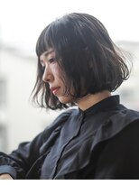 ニコヘアー(niko hair) 前髪もボブも切りっぱなしスタイル▼LINEID@vey3047y