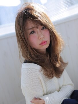 アグ ヘアー グレン 宇都宮店(Agu hair glen) 抜け感のある質感ニュアンスロング