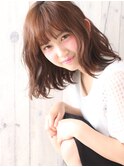 ストレートに飽きたらコレ!ウェーブミディ♪