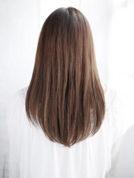 ウル 吉祥寺(ulu) シースルーバングのナチュラルストレートスタイル