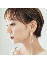 ビュート ヘアー ジョージ(Beaut Hair GEORGE) 大人の丸みショートボブ シースルーバング 洗足おすすめカット