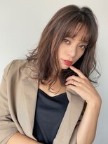 ルービック 難波(Rubik's)&nbsp;デジタルパーマミディ#アッシュベージュ#大人かわいいイメチェン