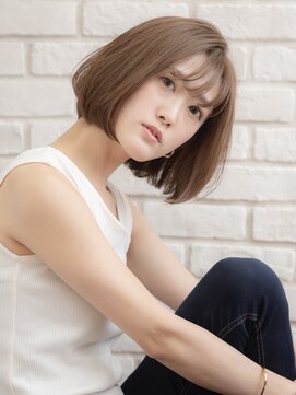 ビランチェ 池袋(bilancia) 大人可愛いボブスタイル/シースルー前髪/モテ髪/池袋