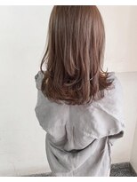 キャンバス バイ ネオリーブ 横浜西口(Canvas by neo.)&nbsp;セミロングレイヤー ブリーチなし ベージュ【sk】