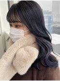 ハイライトイヤリングカラーインナーカラーケアブリーチレイヤー