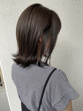 ロンドネートゥル 新潟(Lond naitre) 【高橋ヒロシ】暗髪 ペールベージュ こなれミディ