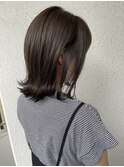 【高橋ヒロシ】暗髪 ペールベージュ こなれミディ