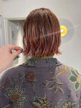 シロ(ciLo) ボブ＊オレンジグラデーションカラー