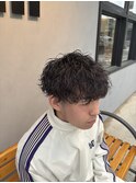 波巻きパーマ