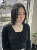 流行りのフェイスレイヤーボブ