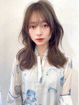 ◎レイヤーカットセミディアッシュベージュ【20代30代40代】