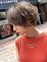 絶壁解消/大人可愛い/ひし形/小顔/30代40代◎ショートボブN