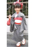 キッズ、着付け、ヘアセット