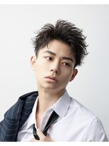 オーシャントーキョー 渋谷神南(OCEAN TOKYO) 黒髪アップバングショート