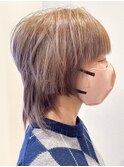 20代30代40代ナチュラルソフトウルフ乾かすだけモカベージュ