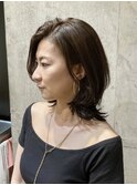 ミディアムレイヤー アッシュベージュ 【窪田】/川崎/美髪