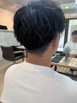 ラルス(Larus)&nbsp;スペインカール/スパイキーショート/ブルーブラック