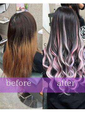 メルシー 福岡天神店(Merci) カット+エクステ[エクステ/シールエクステ/インナーエクステ]