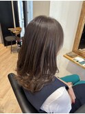 ミディアムレイヤー白髪ぼかしカラーハイライト40代50代
