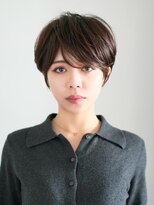 インセプション 銀座(INCEPTION)&nbsp;切りっぱなしショート・ボブ/絶壁解消/前髪なし/40代/30代/丸顔