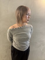 ペレ アネックス 大阪梅田茶屋町店(PELE ANNEX) ミディアムヘア/デザインカラー/フェイスフレーミング/梅田