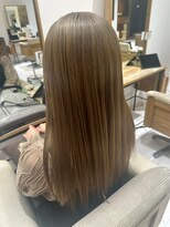 ヘアリゾート粋 リマ 銀座店(lima)&nbsp;艶髪/オリーブベージュ/ストレート/レイヤーカット