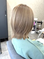 コク 千葉駅西口(COQU)&nbsp;レイヤーボブ × ミルクティーベージュ【千葉優希】