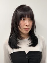 エアー 横浜(AIR)&nbsp;【寺本】ハッシュカットレイヤーカットグレージュカラー