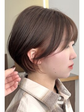 ビュー フクオカ(VIEW FUKUOKA) ショートボブ×イヤリングカラー/デザインカラー/ショート/ボブ