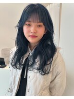 ソア 並木坂(Soa)&nbsp;ブルーブラック/韓国スタイル/レイヤー/並木坂/透明感カラー