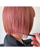 カフール(hair salon CAFULE)&nbsp;1回ブリーチのピンクカラー