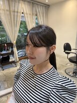 サンクチュアリ 箕面店(Sanctuary) 大人女性前髪小顔カット