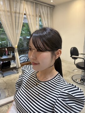 サンクチュアリ 箕面店(Sanctuary) 大人女性前髪小顔カット