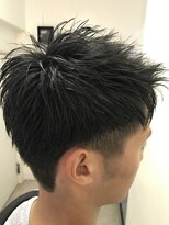 パティオンツー(PATIONN2)&nbsp;爽やか夏にイメチェン！黒髪スパイキーアップバングショート
