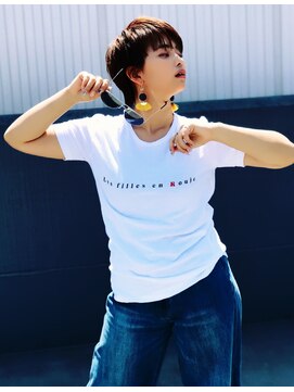 ミッシェル アフロート(michelle afloat) アラフォーの悩み解決するラウンドCカットのグレージュショート