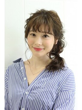 髪質改善と縮毛矯正の専門店 サンティエ(scintiller) サイド編み下ろし