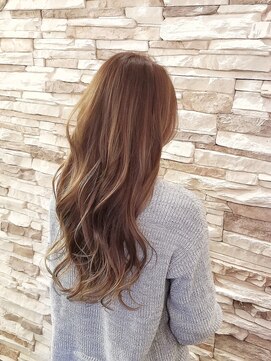 ルートバイエアー(Root by air) 【ROOTbyair京都】フェザーロングバレイヤージュイルミナカラー