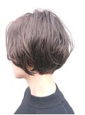 京都・西院cuculehair　クセ毛風パーマでゆるフワミニボブ