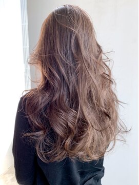 アイティー バイ アルバム 中野店(IT by ALBUM) ベージュロング_ローライトスリークボブ厚めバング_ba285541