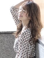 アヴァンス 広島本通店(AVANCE.)&nbsp;シースルーバング×ゆる巻セミロングスタイル