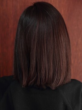 ヘアカラーカフェ 神戸六甲店 (HAIR COLOR CAFE) 【40代50代に人気の白髪染めアッシュ】ボブレイヤー