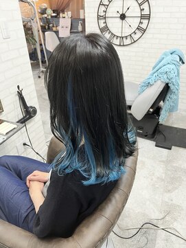 タンゴイ(tanGoi) インナーカラー×オーシャンブルー