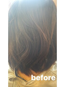 チェルモ 町田(CHELUMO) 縮毛矯正　Before バック