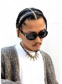 コーンロウ・ブレイズ・ドレッド・メンズヘア・ヘアアレンジ