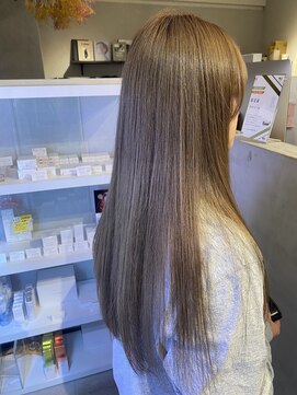 ルブランヘアギャラリー(Le blanc hair gallery) ハイトーンミルクティーベージュ