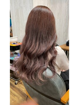 テーラヘアー 蘇我2号店(TELA HAIR) ピンクベージュ×グラデーション